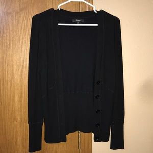 Black cardigan